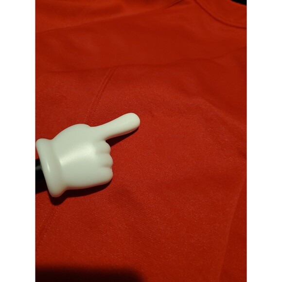 Under Armour Woman's Athletic Jacket-red w/black accents, size S - Picture 9 of 9